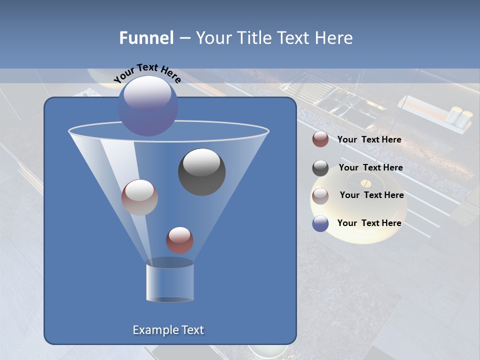 Luxury Modern Open-Plan Designer Kitchen (3D Render) PowerPoint Template