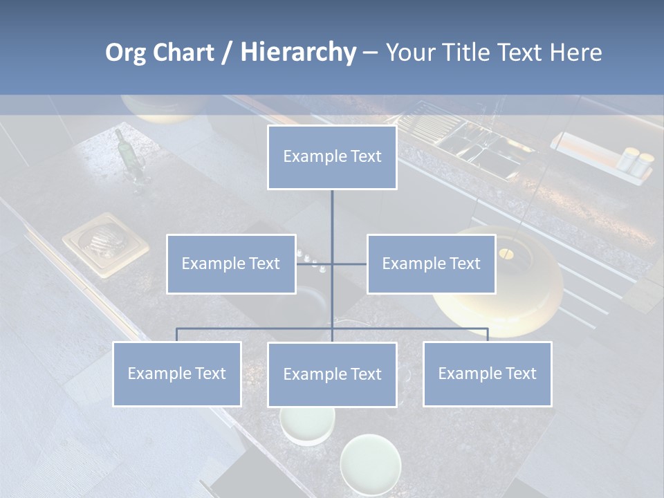 Luxury Modern Open-Plan Designer Kitchen (3D Render) PowerPoint Template