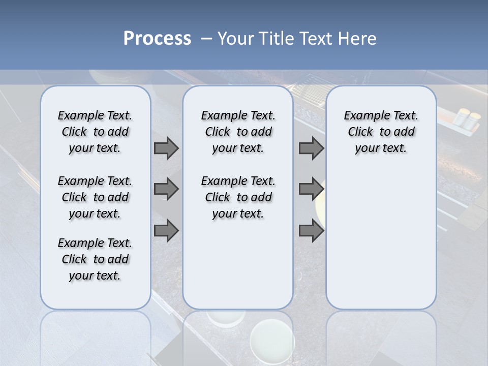Luxury Modern Open-Plan Designer Kitchen (3D Render) PowerPoint Template