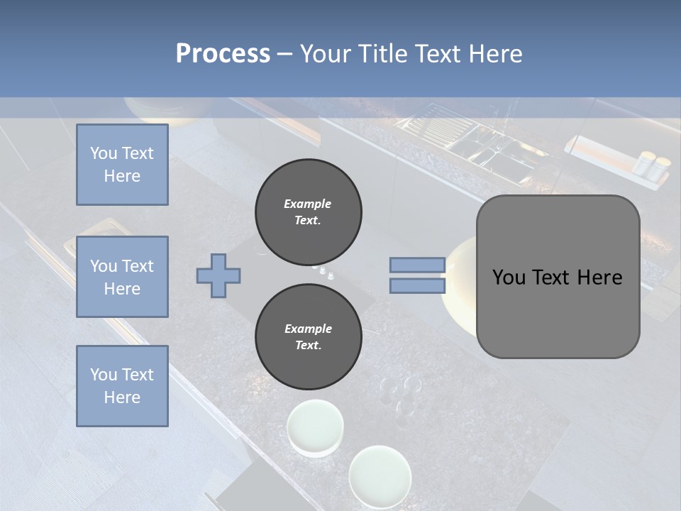 Luxury Modern Open-Plan Designer Kitchen (3D Render) PowerPoint Template