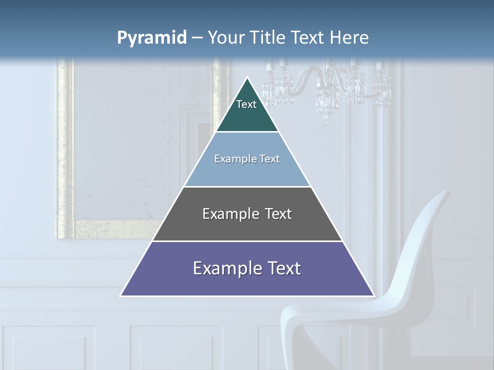 Stylish Modern Interior In A Classical Parisian Apartment (3D Render) PowerPoint Template