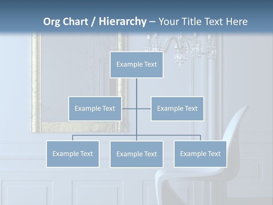 Stylish Modern Interior In A Classical Parisian Apartment (3D Render) PowerPoint Template