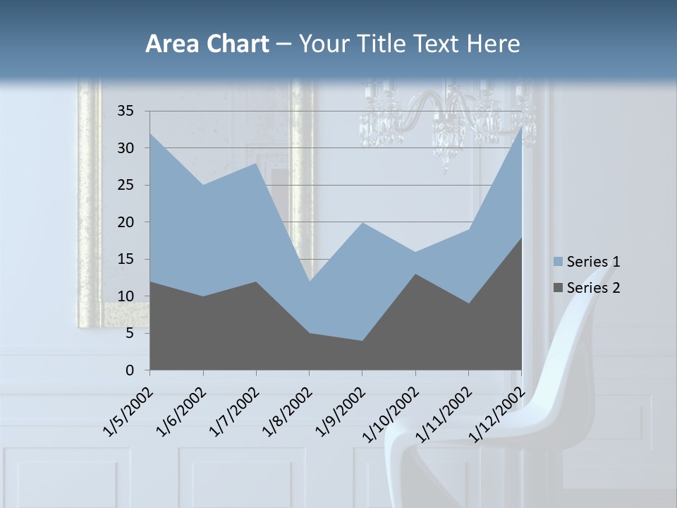 Stylish Modern Interior In A Classical Parisian Apartment (3D Render) PowerPoint Template