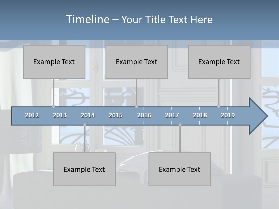 Classic Parisian Living Room (3D Render) PowerPoint Template