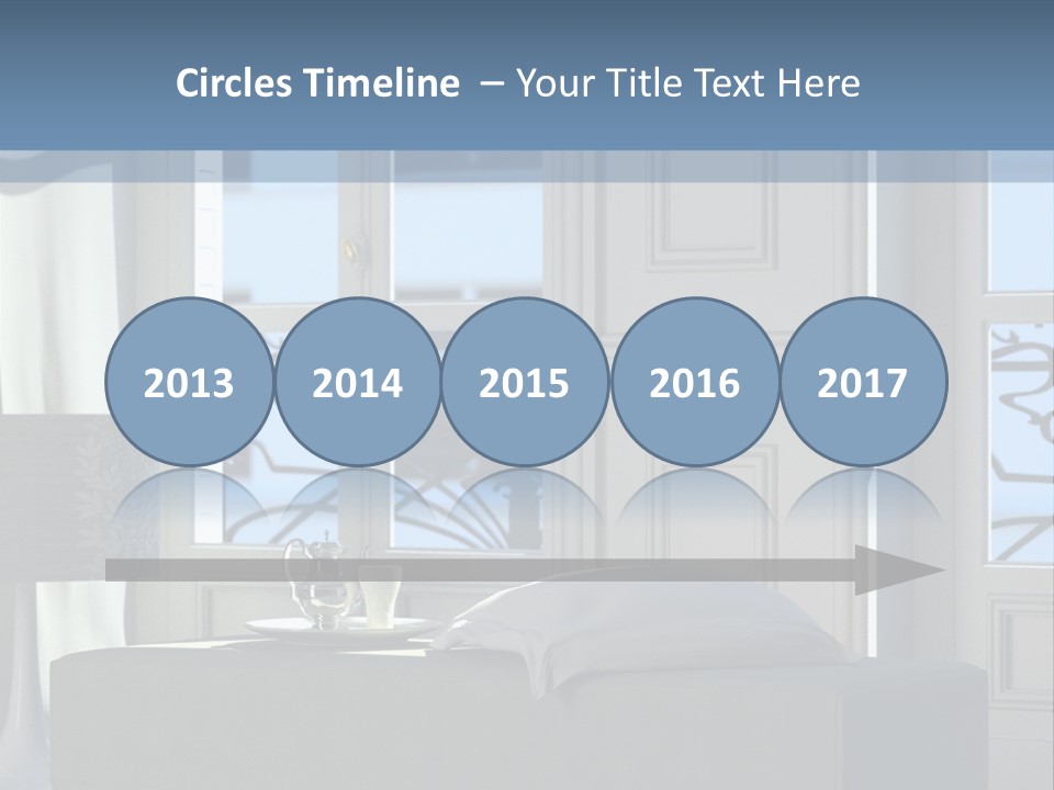 Classic Parisian Living Room (3D Render) PowerPoint Template