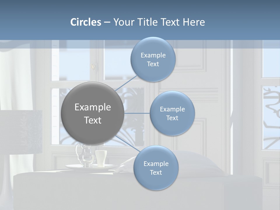 Classic Parisian Living Room (3D Render) PowerPoint Template