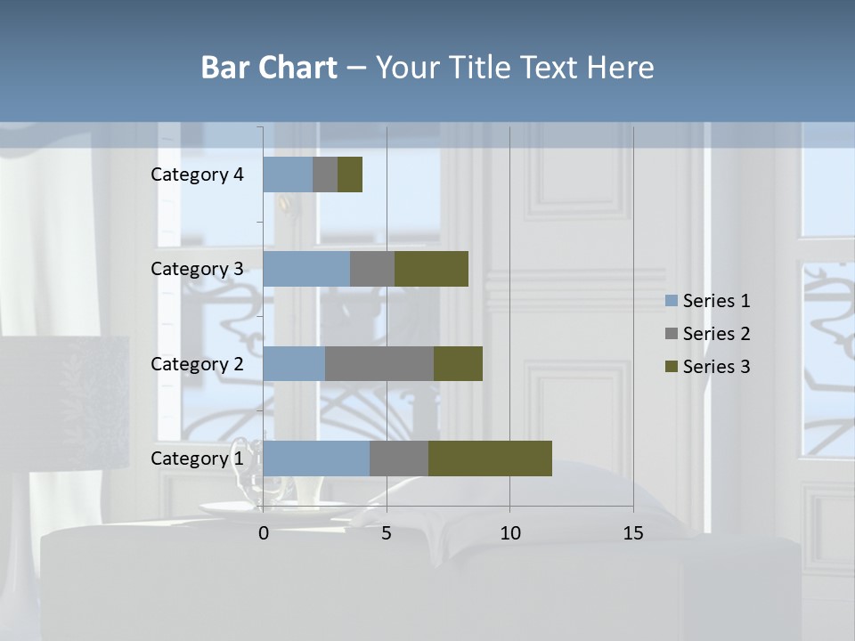 Classic Parisian Living Room (3D Render) PowerPoint Template