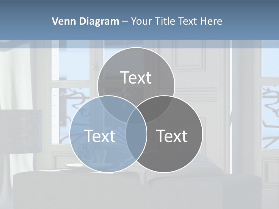 Classic Parisian Living Room (3D Render) PowerPoint Template