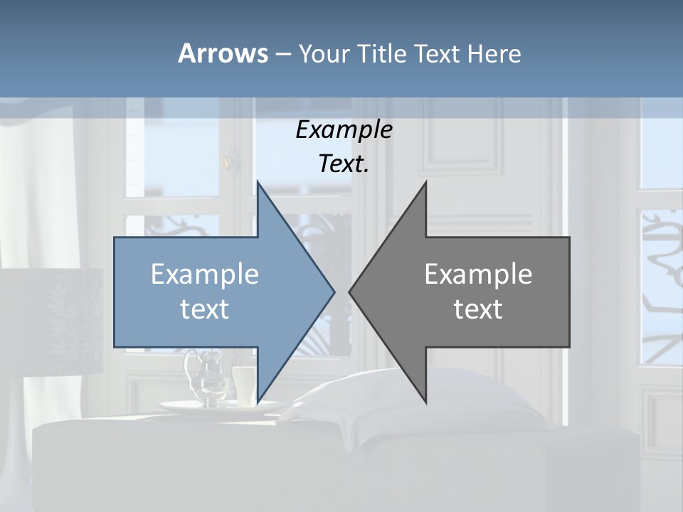 Classic Parisian Living Room (3D Render) PowerPoint Template