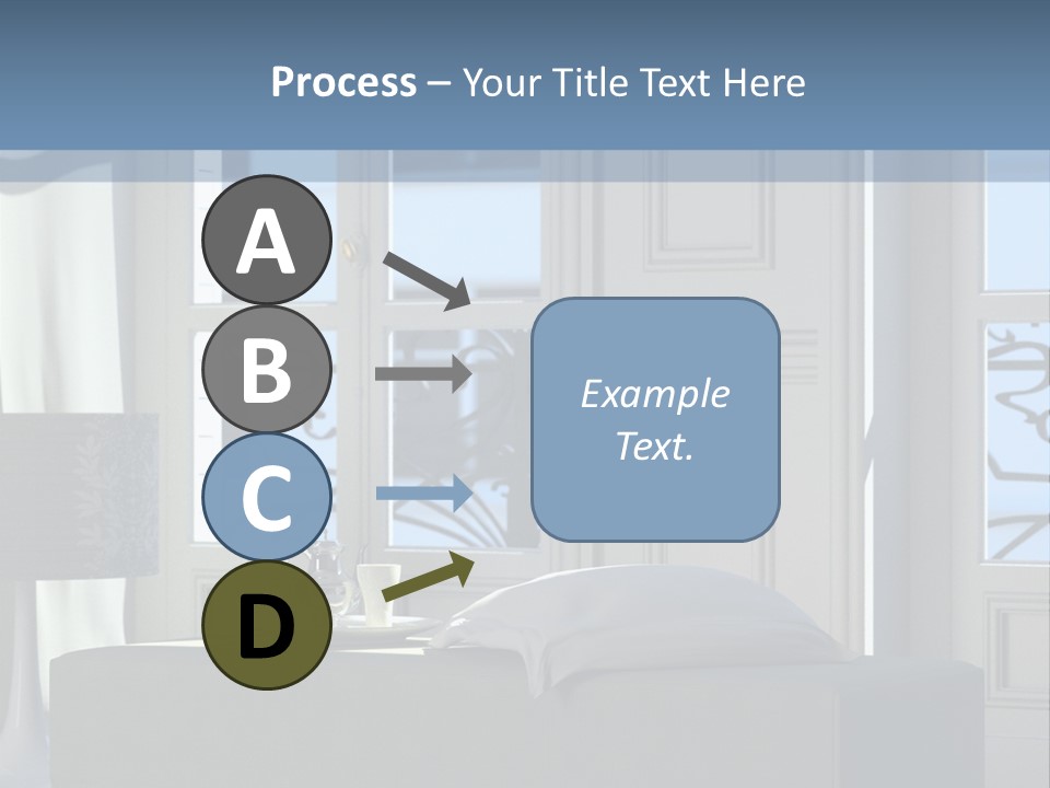 Classic Parisian Living Room (3D Render) PowerPoint Template