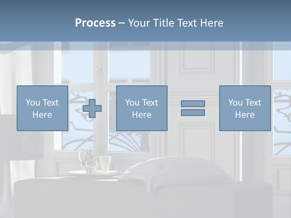 Classic Parisian Living Room (3D Render) PowerPoint Template