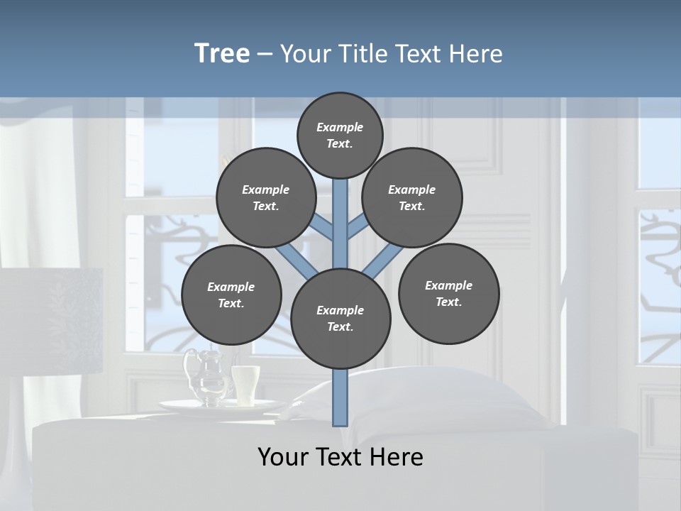 Classic Parisian Living Room (3D Render) PowerPoint Template