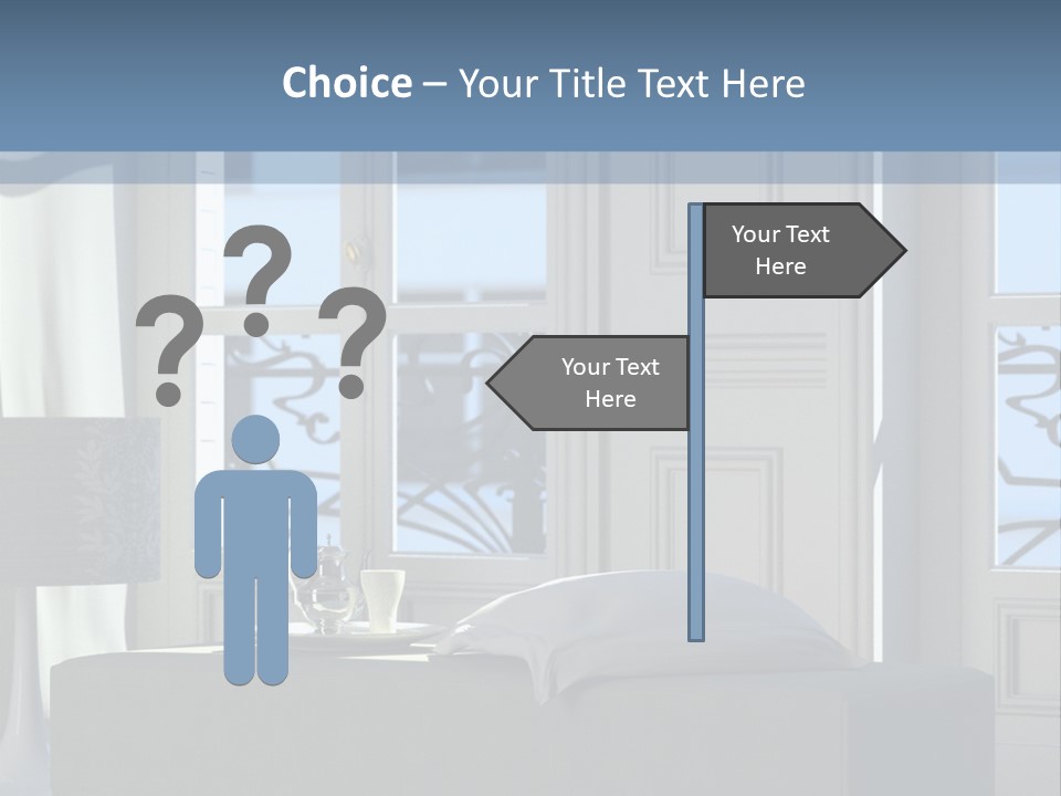 Classic Parisian Living Room (3D Render) PowerPoint Template