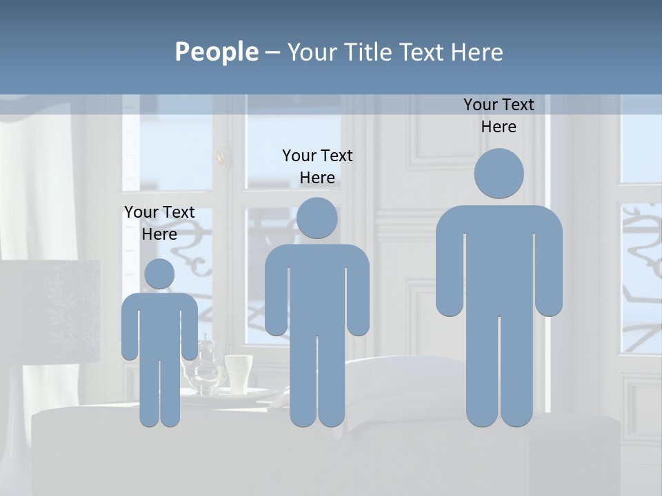 Classic Parisian Living Room (3D Render) PowerPoint Template