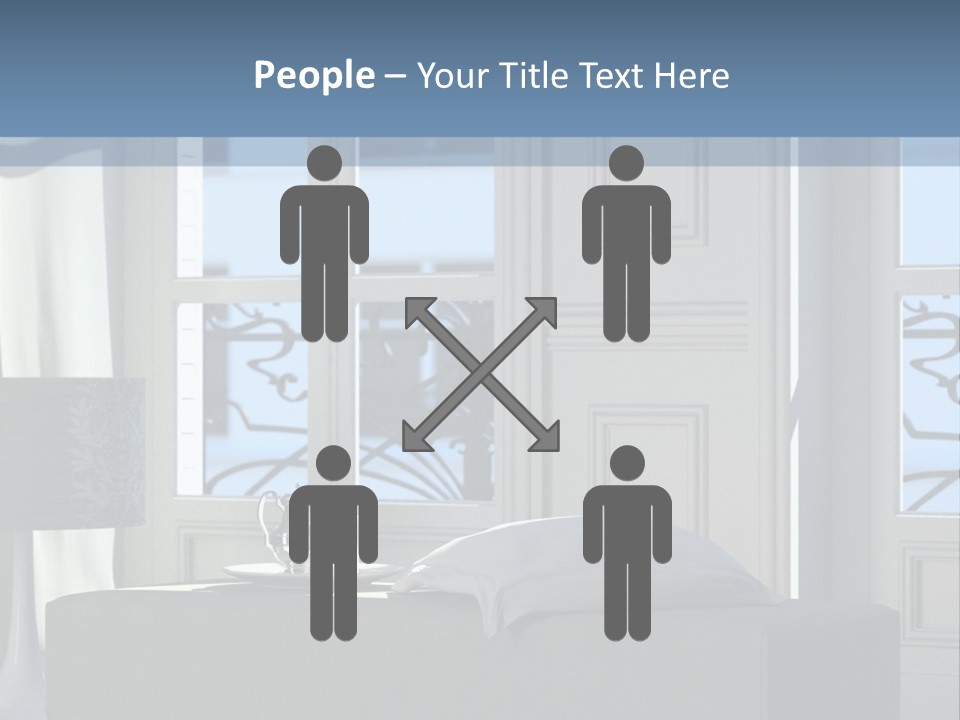 Classic Parisian Living Room (3D Render) PowerPoint Template