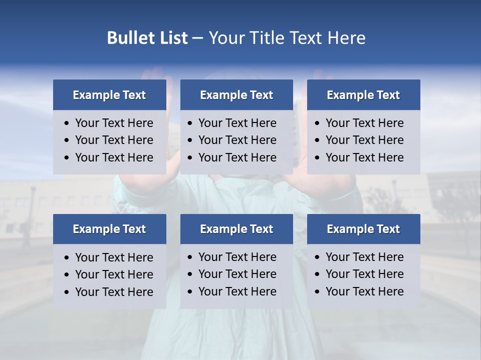 Nurse Over Hospital Background PowerPoint Template