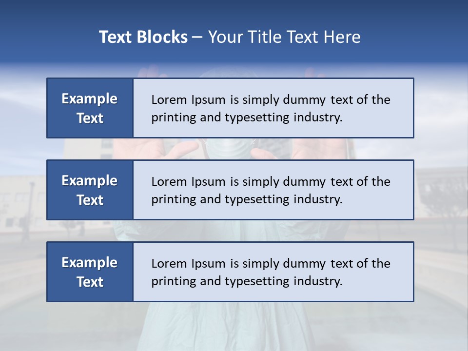 Nurse Over Hospital Background PowerPoint Template