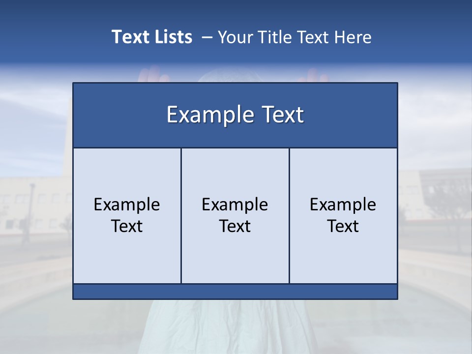Nurse Over Hospital Background PowerPoint Template