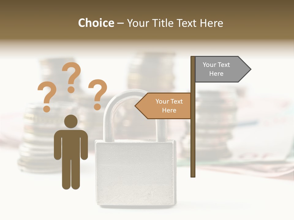 Conceptual Photo Which Can Suggest Monetary Policy,Fixed Interest Rate, Money Reduction, Savings... PowerPoint Template
