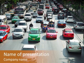 City Traffic PowerPoint Template