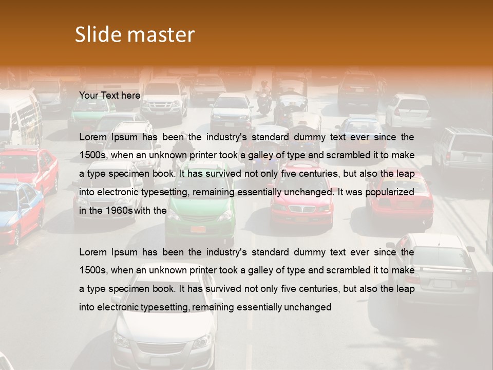 City Traffic PowerPoint Template