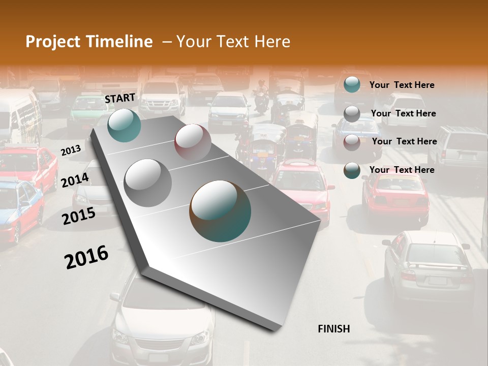 City Traffic PowerPoint Template
