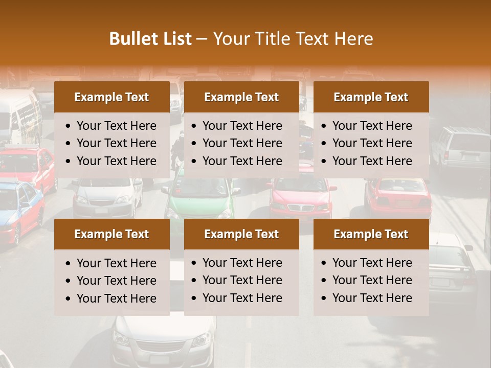 City Traffic PowerPoint Template
