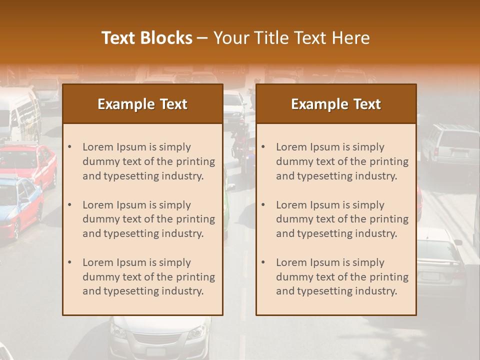 City Traffic PowerPoint Template