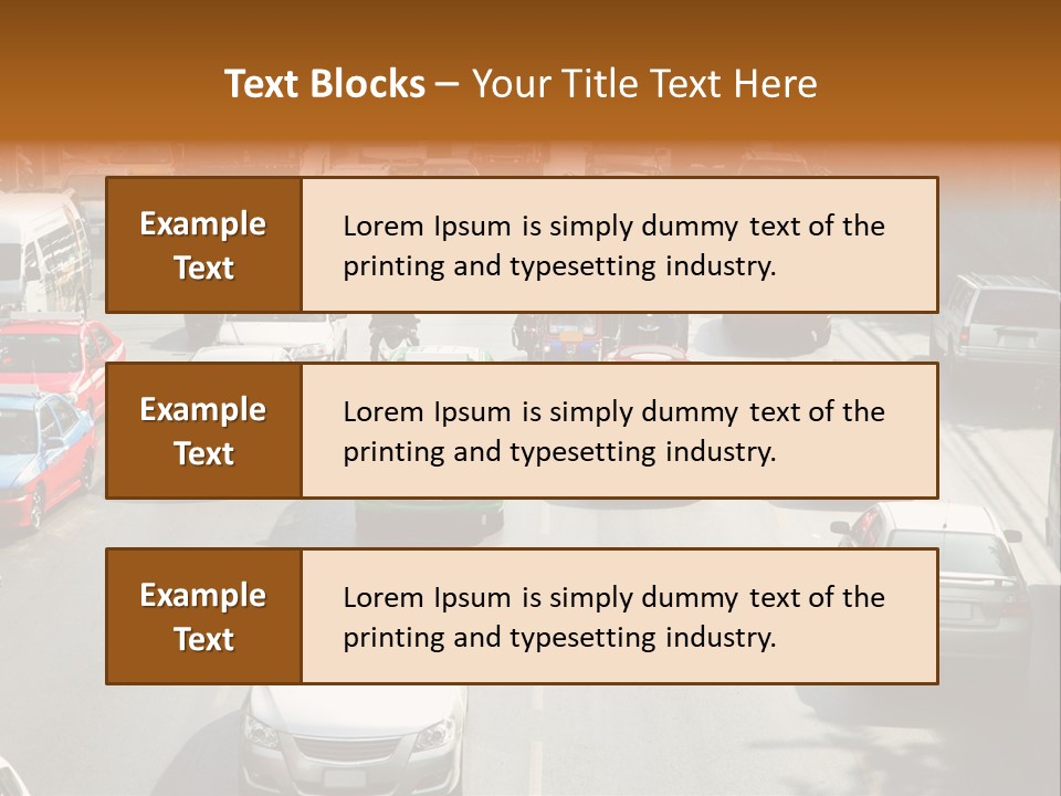 City Traffic PowerPoint Template