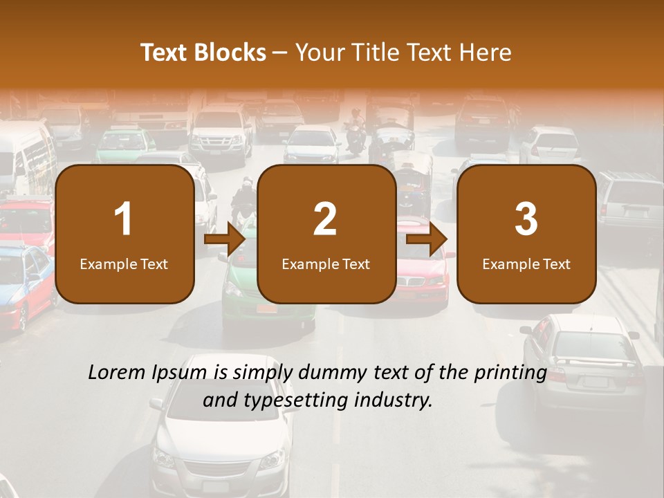 City Traffic PowerPoint Template