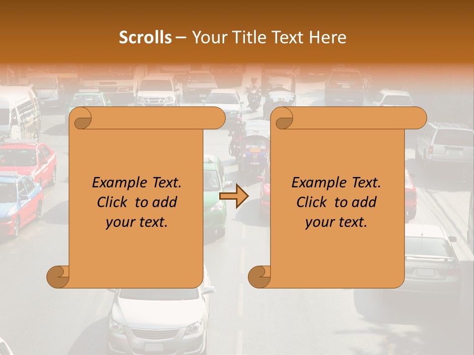 City Traffic PowerPoint Template