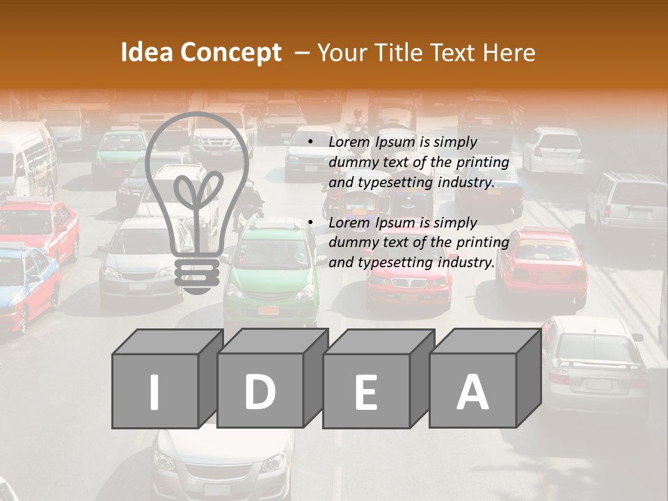 City Traffic PowerPoint Template