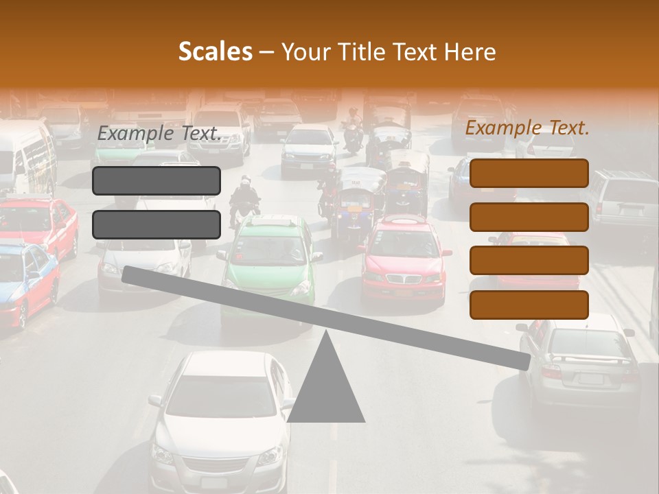 City Traffic PowerPoint Template