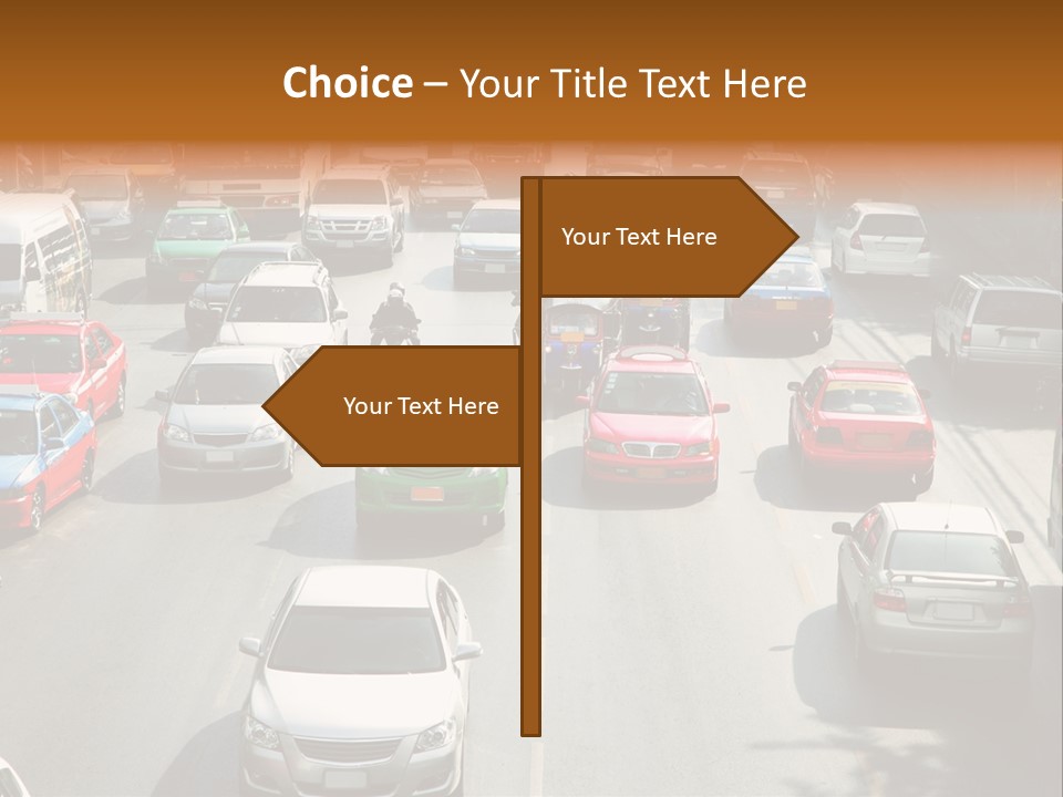 City Traffic PowerPoint Template