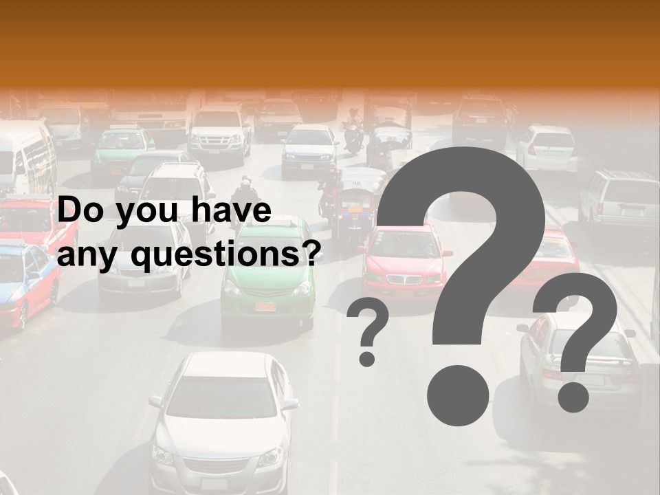 City Traffic PowerPoint Template