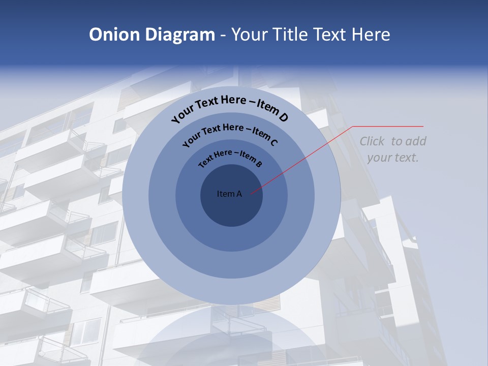 Waterfront Apartment Building Odense Denmark. PowerPoint Template