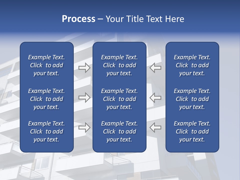 Waterfront Apartment Building Odense Denmark. PowerPoint Template