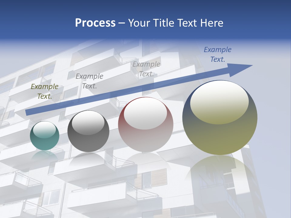 Waterfront Apartment Building Odense Denmark. PowerPoint Template