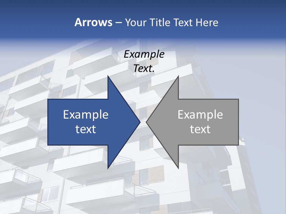 Waterfront Apartment Building Odense Denmark. PowerPoint Template