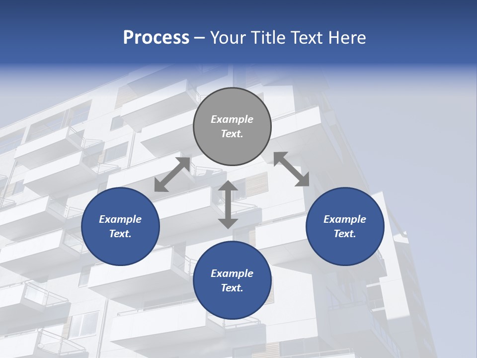 Waterfront Apartment Building Odense Denmark. PowerPoint Template