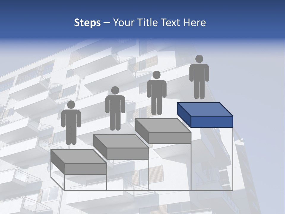 Waterfront Apartment Building Odense Denmark. PowerPoint Template