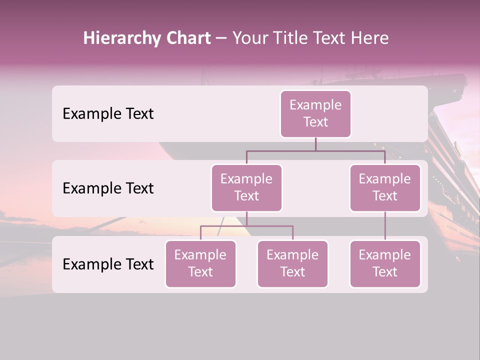 Cruise Ship Docked In Ushuaia At Sunrise PowerPoint Template