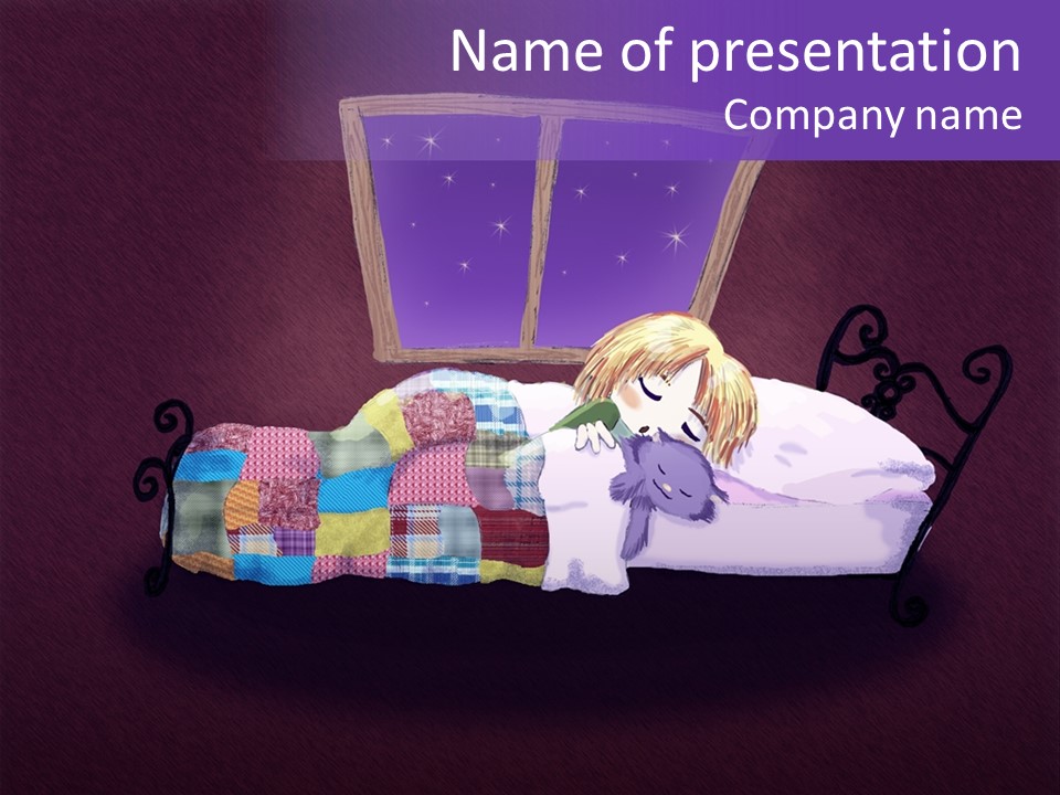 Goodnight Sleepers PowerPoint Template