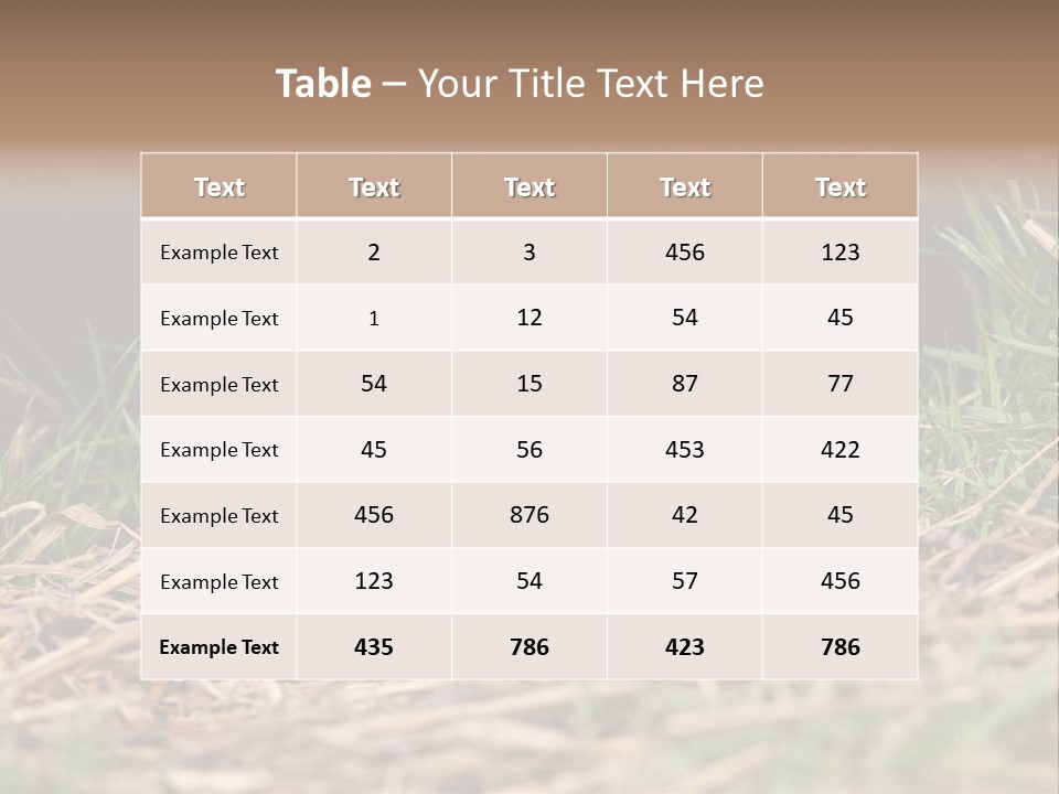 Red Fox In British Countryside PowerPoint Template