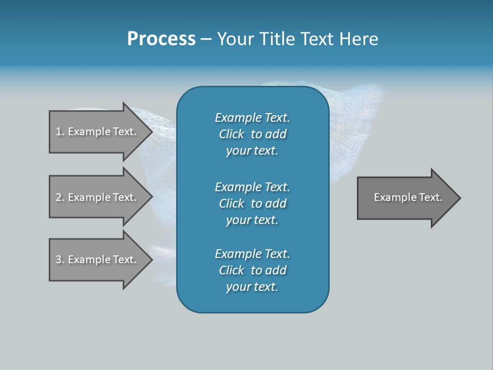 Swimming Guppy PowerPoint Template