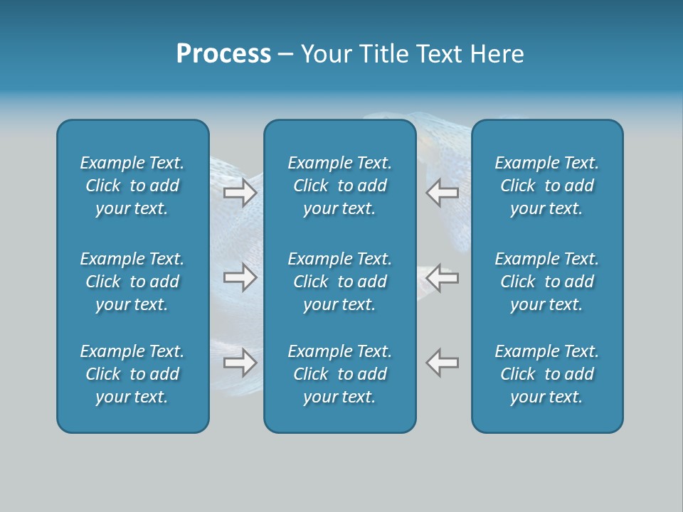 Swimming Guppy PowerPoint Template
