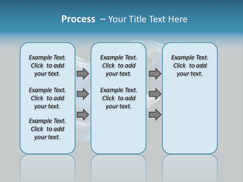 Swimming Guppy PowerPoint Template