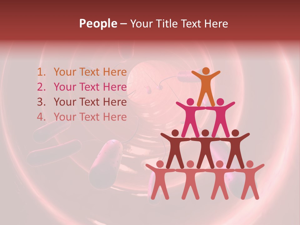 E. Coli Bacteria PowerPoint Template