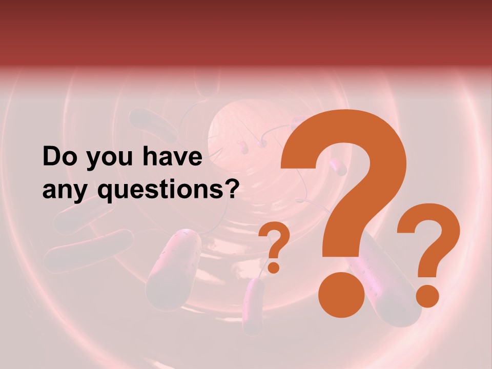 E. Coli Bacteria PowerPoint Template