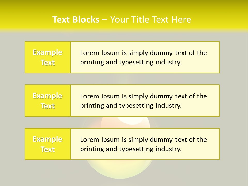 Glass Ball With Butterflies PowerPoint Template